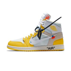 Off-White x Air Jordan 1 Retro High OG 'Canary Yellow'